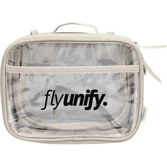 Custom logo Wellable Clear Travel Case