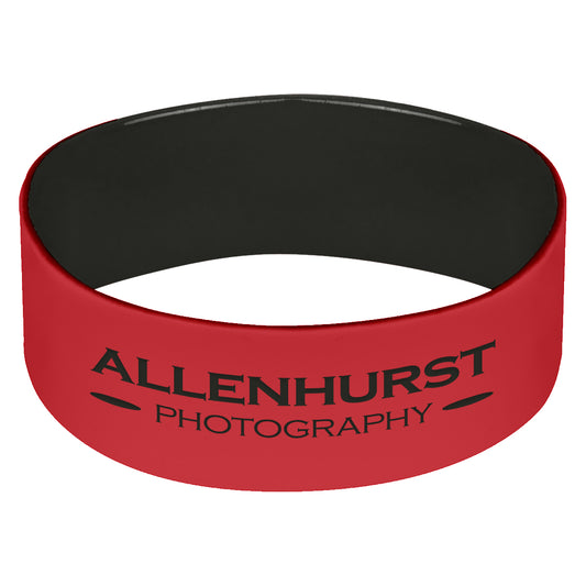 Custom logo 1" Silicone Bracelet