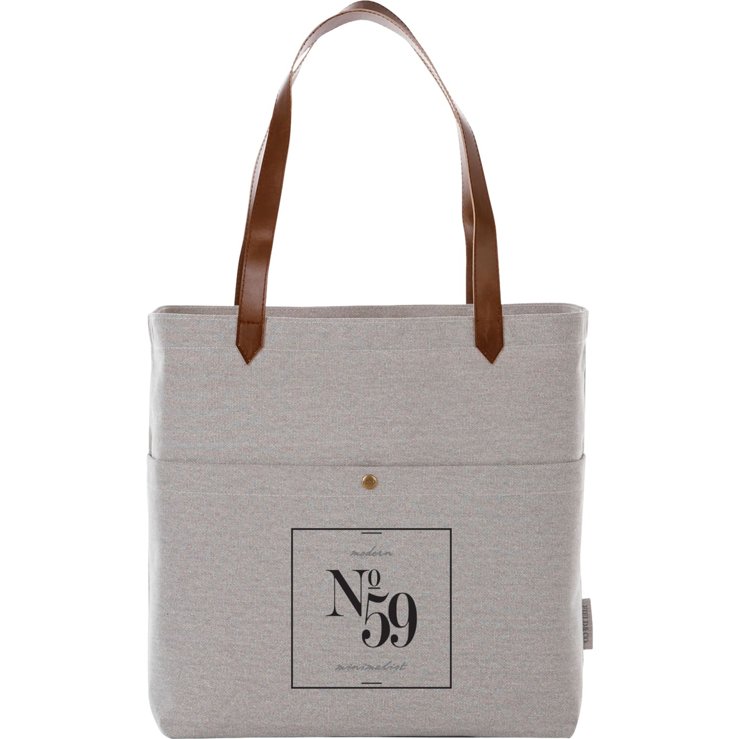Custom logo Field & Co. 16 oz. Cotton Canvas Book Tote