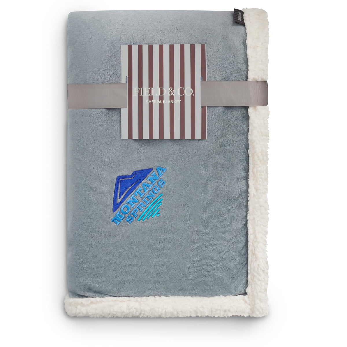 Custom logo Field & Co.® Sherpa Blanket