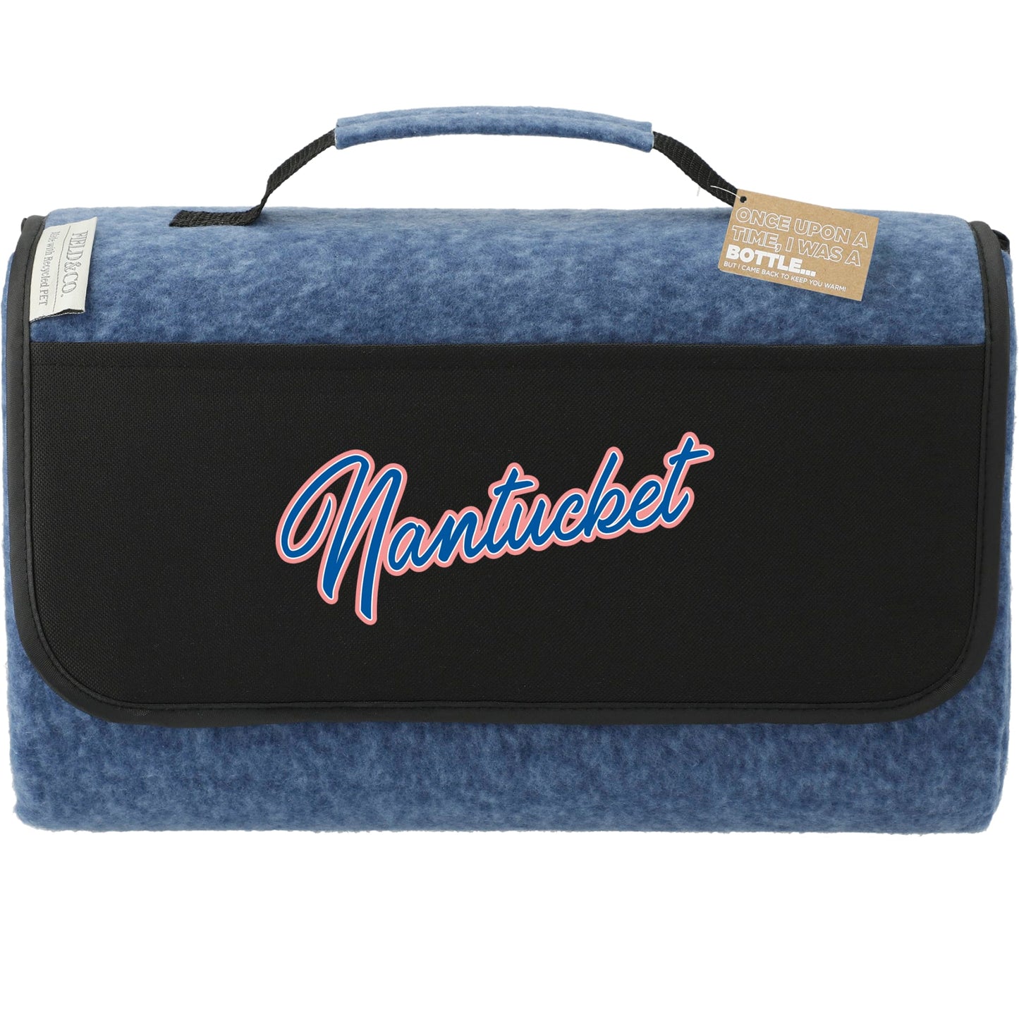 Custom logo Field & Co. Recycled PET Oversized Picnic Blanket