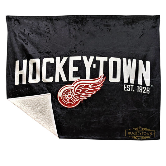 Custom logo 50" X 60" Silk Touch Sherpa Blanket