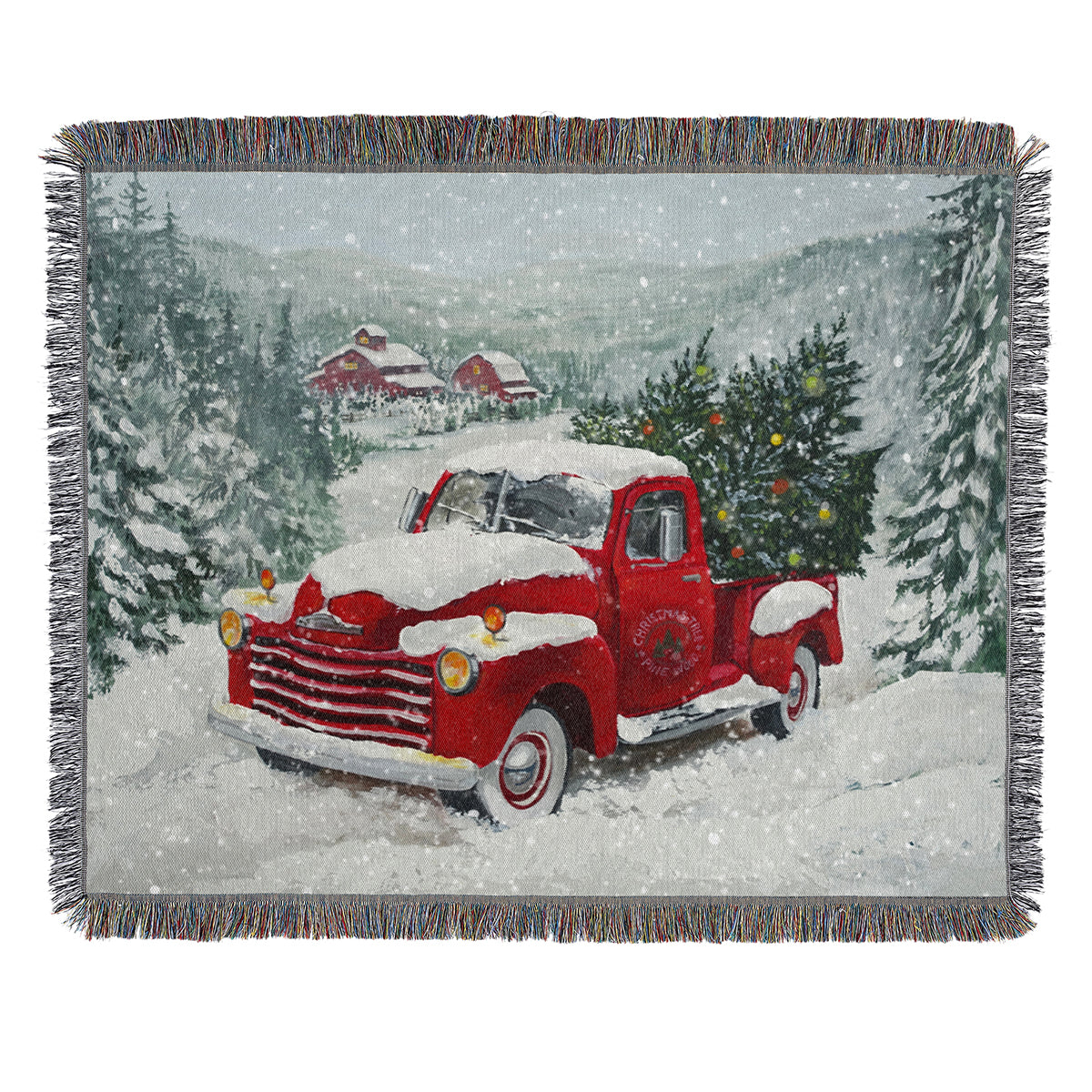 Custom logo 48" X 60" Full Color Throw Blanket