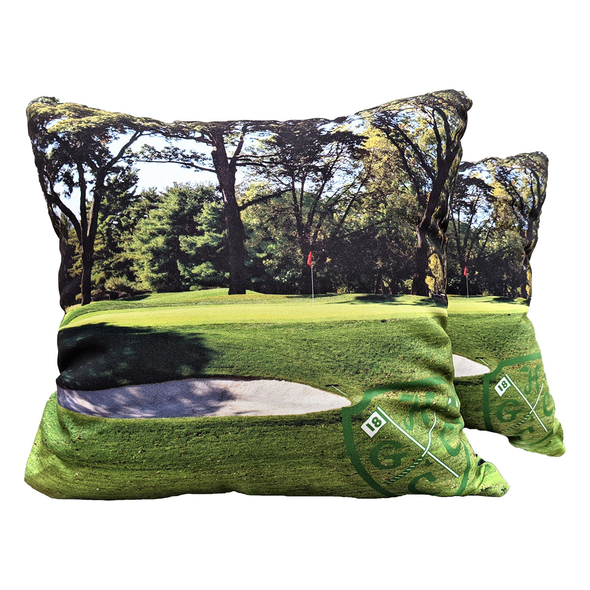 Custom logo Medium Full Color Throw Pillow