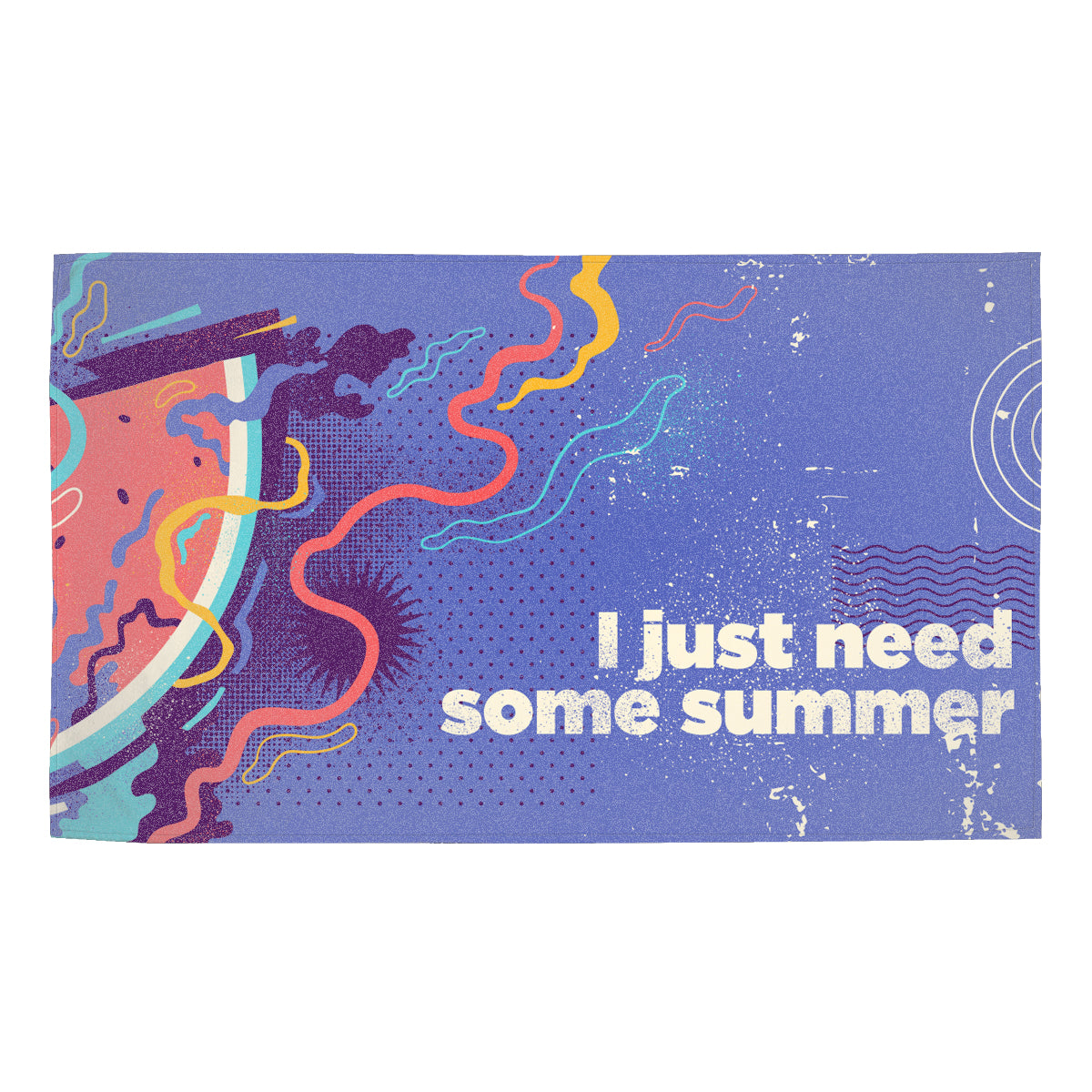 Custom logo 30" x 60" Beach Towel
