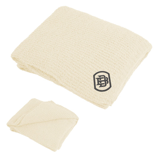 Custom logo Recycled Teddy Throw Blanket