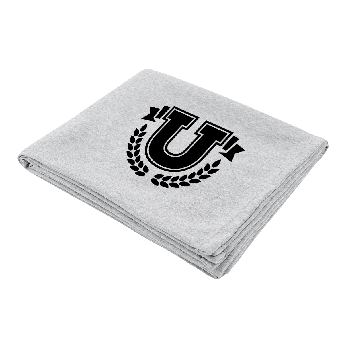 Custom logo rPET Sweatshirt Blanket