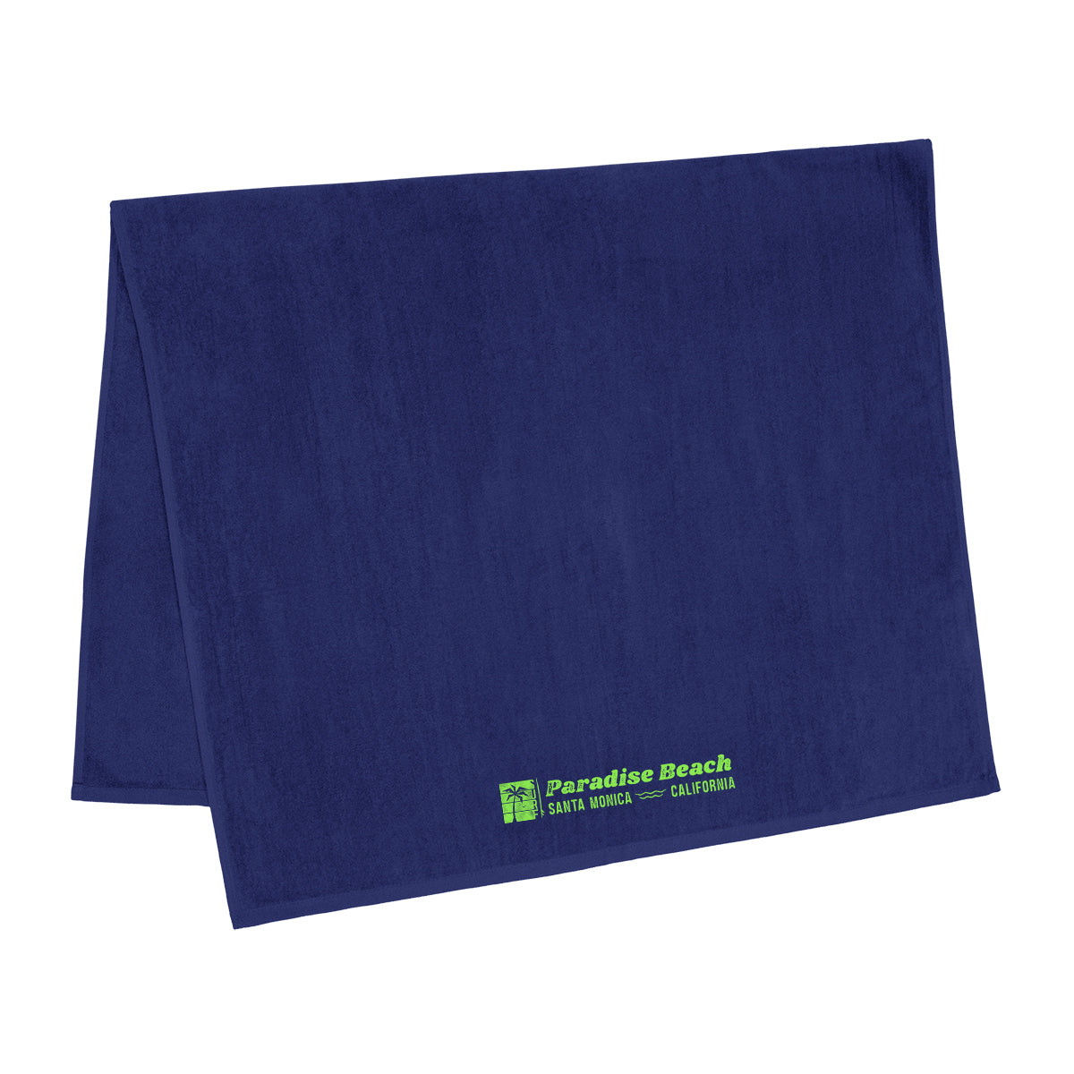 Custom logo Madeira Mid-Weight Cotton Beach Towel