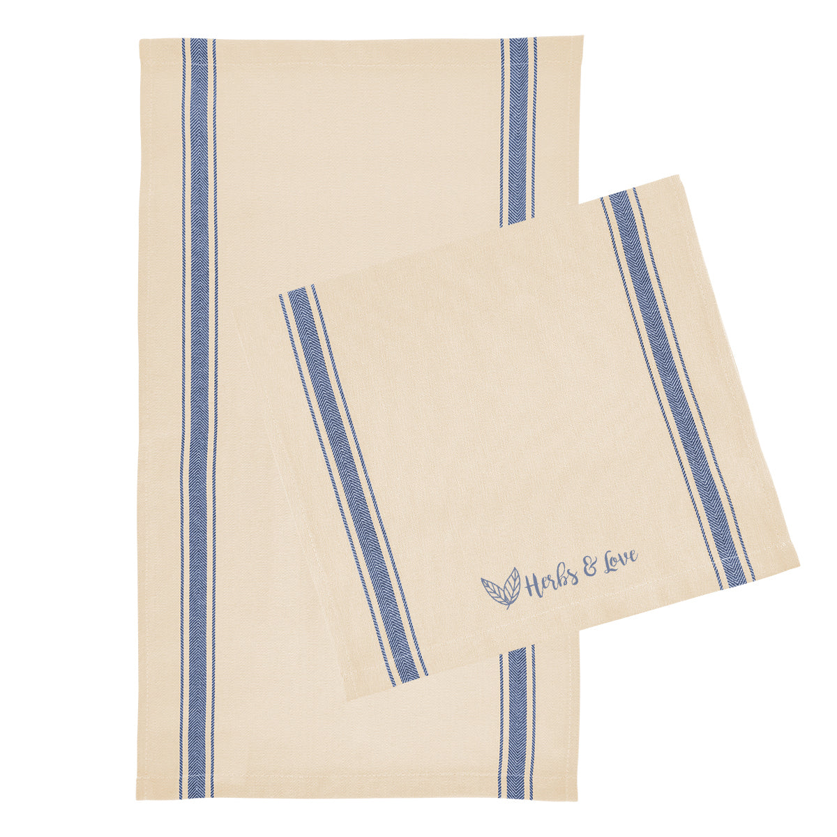 Custom logo Cotton Stripe Tea Towel