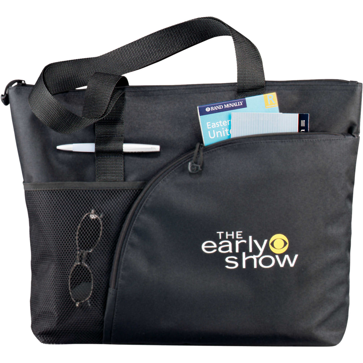Custom logo Excel Sport Zippered Utility Business Tote