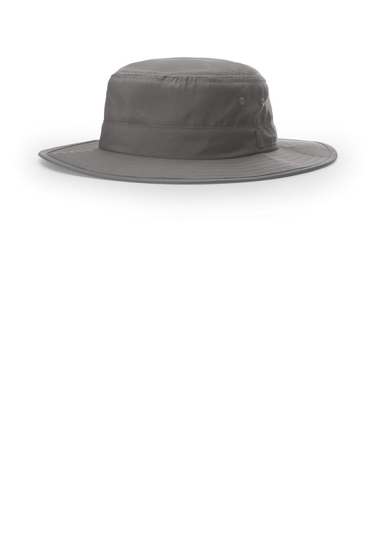 Custom logo Richardson Lite Wide Brim Hat 810 in Charcoal