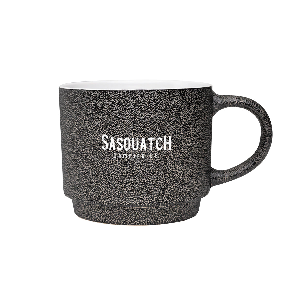 Custom logo 18 Oz. Pebble Grain Textured Ceramic Mug