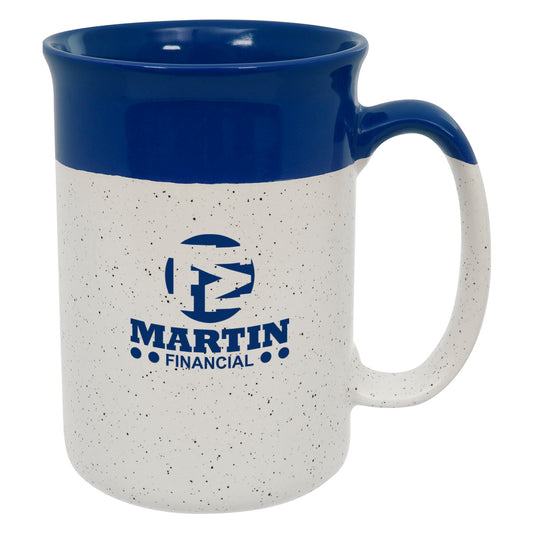 Custom logo 13 Oz. Speckled Mug