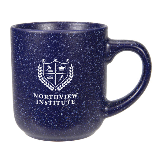 Custom logo 14 Oz. Speckled Matte Ceramic Mug