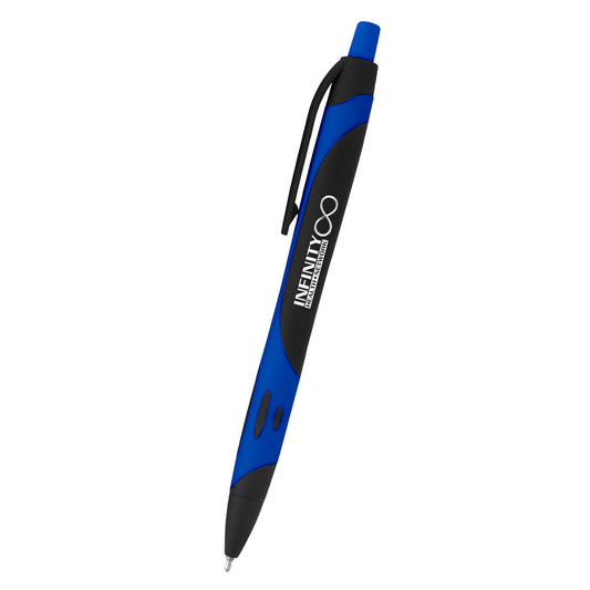 Custom logo Two-Tone Sleek Write Rubberized Pen