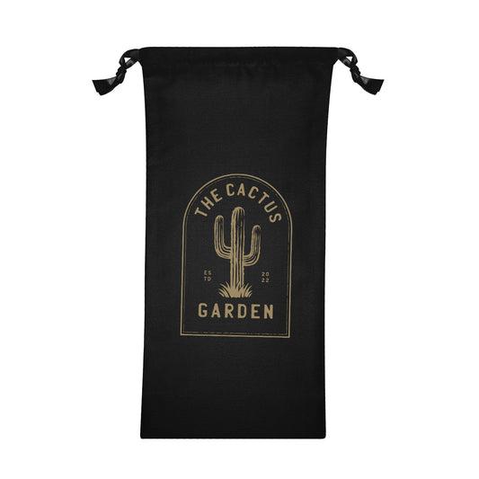 Custom logo 100% Polyester Pouch With Drawstring