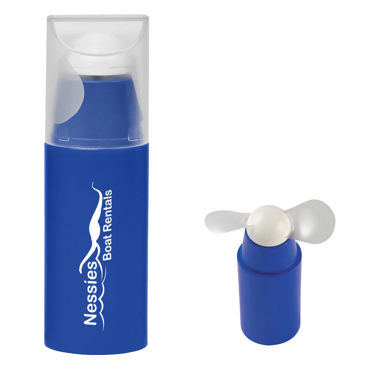 Custom logo Mini Fan With Removable Cap