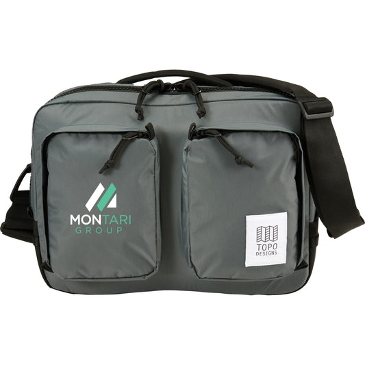 Custom logo Topo Recycled Global Briefcase