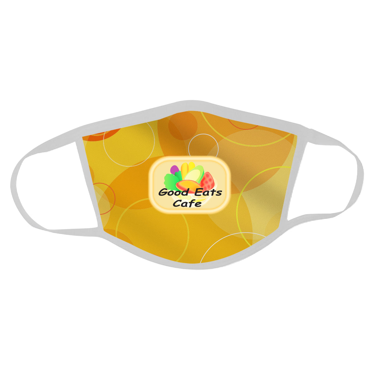 Custom logo 3-Ply Polyester Face Mask