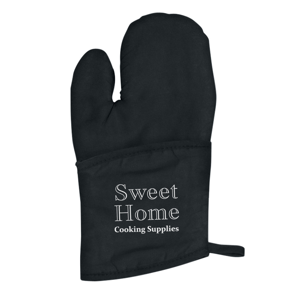 Custom logo Quilted Cotton Canvas Oven Mitt