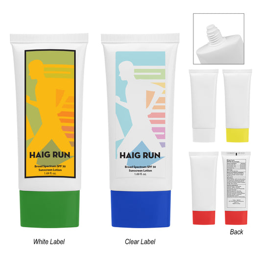 Custom logo 1.7 Oz SPF 30 Sunscreen Tube