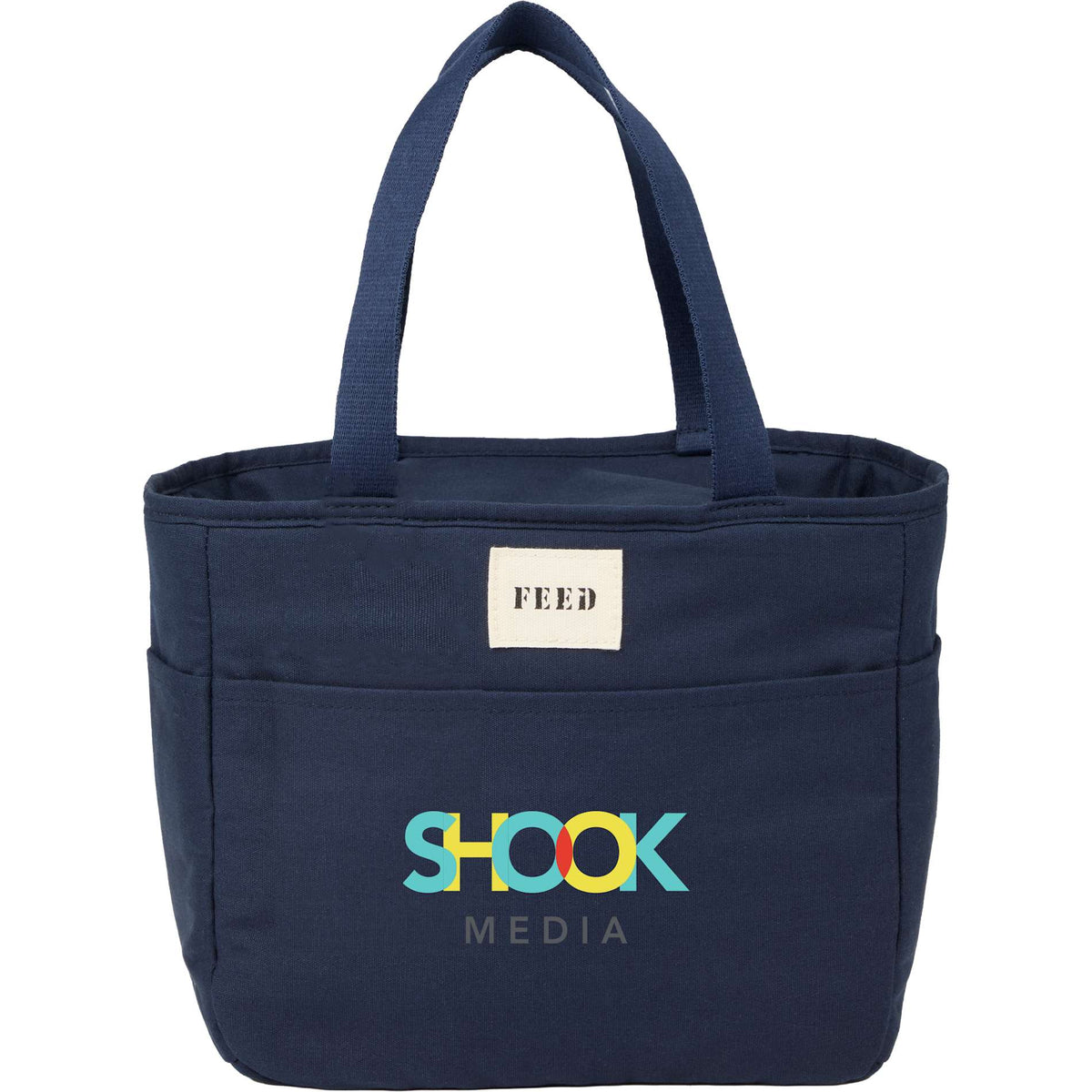 Custom logo FEED Organic Cotton 9 Can Lunch Cooler