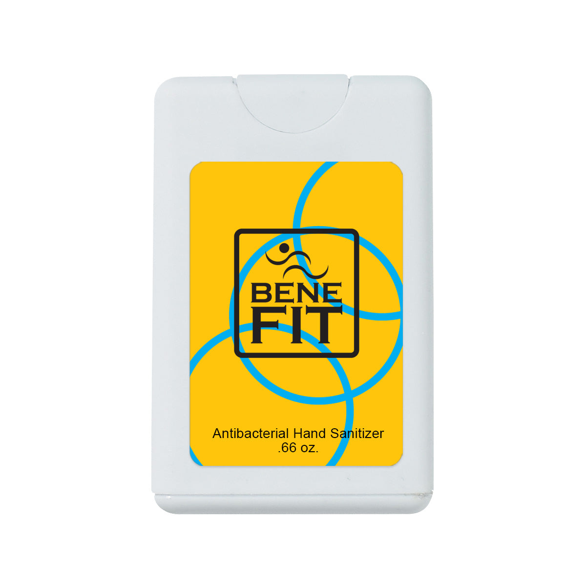 Custom logo .66 Oz. Card Shape Hand Sanitizer