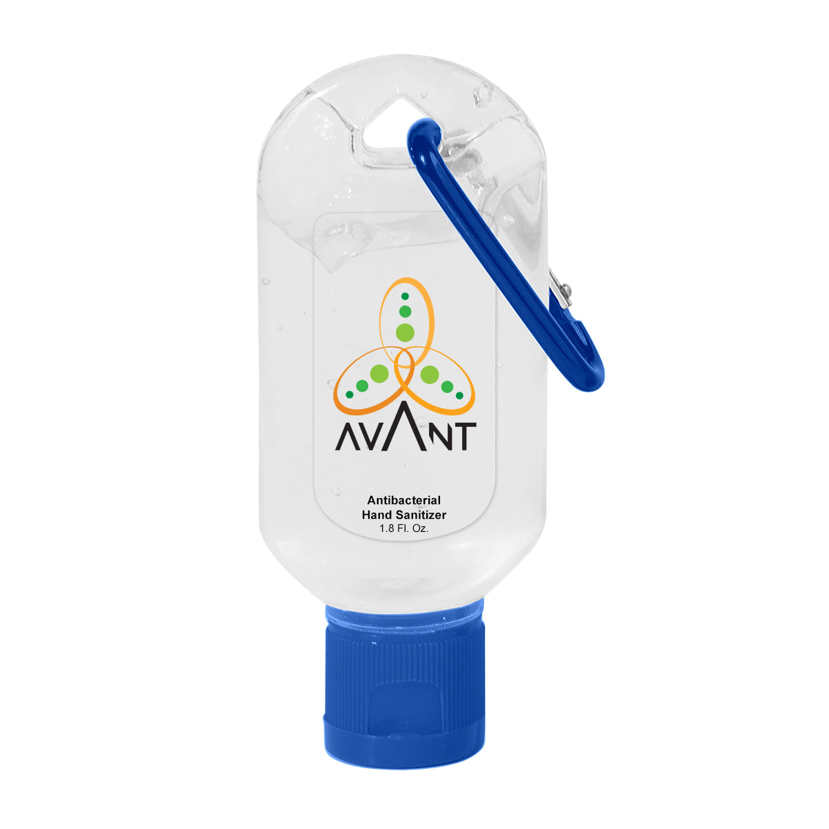 Custom logo 1.8 Oz. Hand Sanitizer With Carabiner