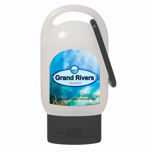 Custom logo 1 Oz. Hand Sanitizer With Carabiner