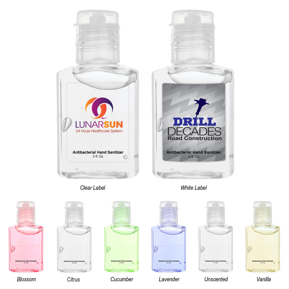 Custom logo .5 Oz. Hand Sanitizer