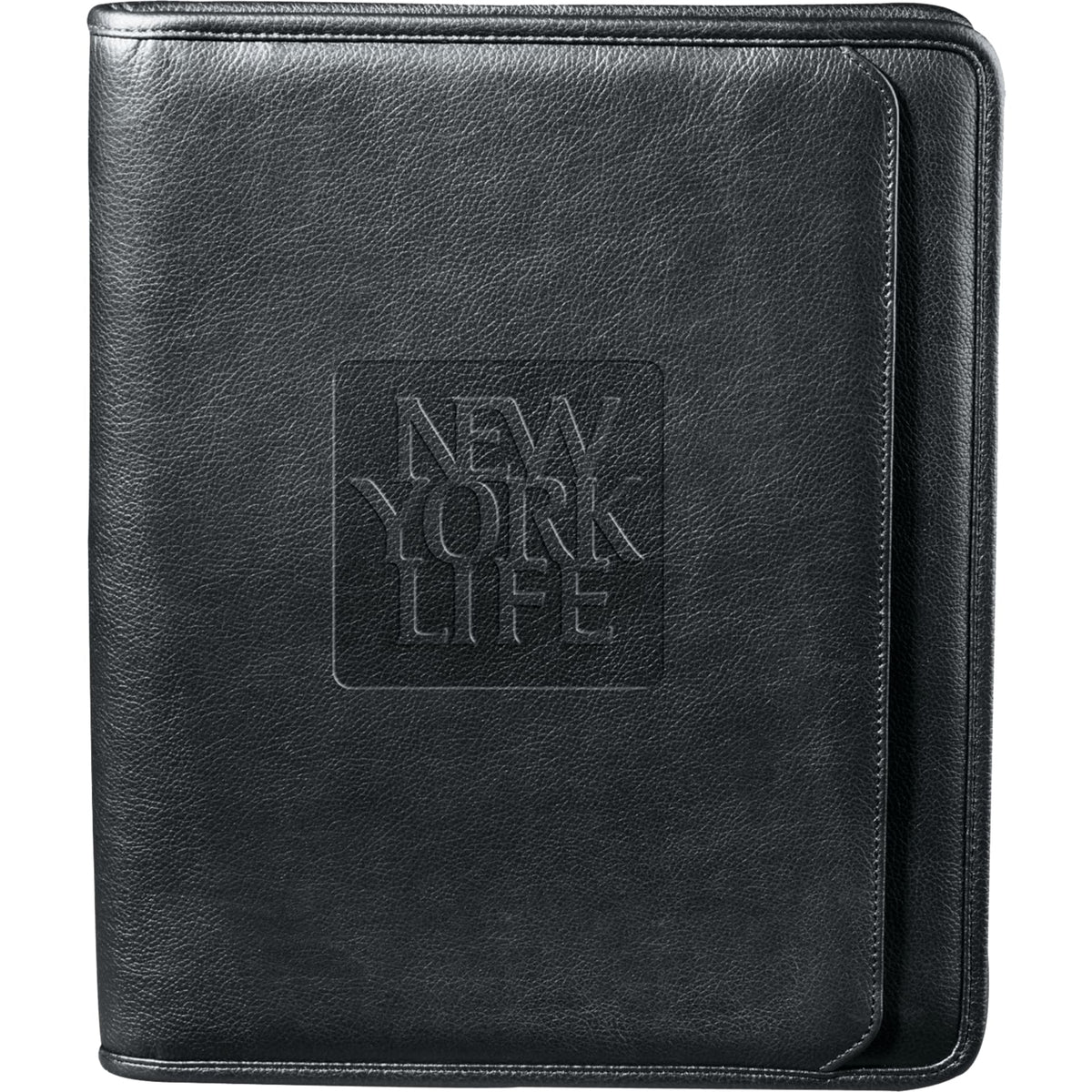 Custom logo FSC® Mix Manhattan Zippered Padfolio