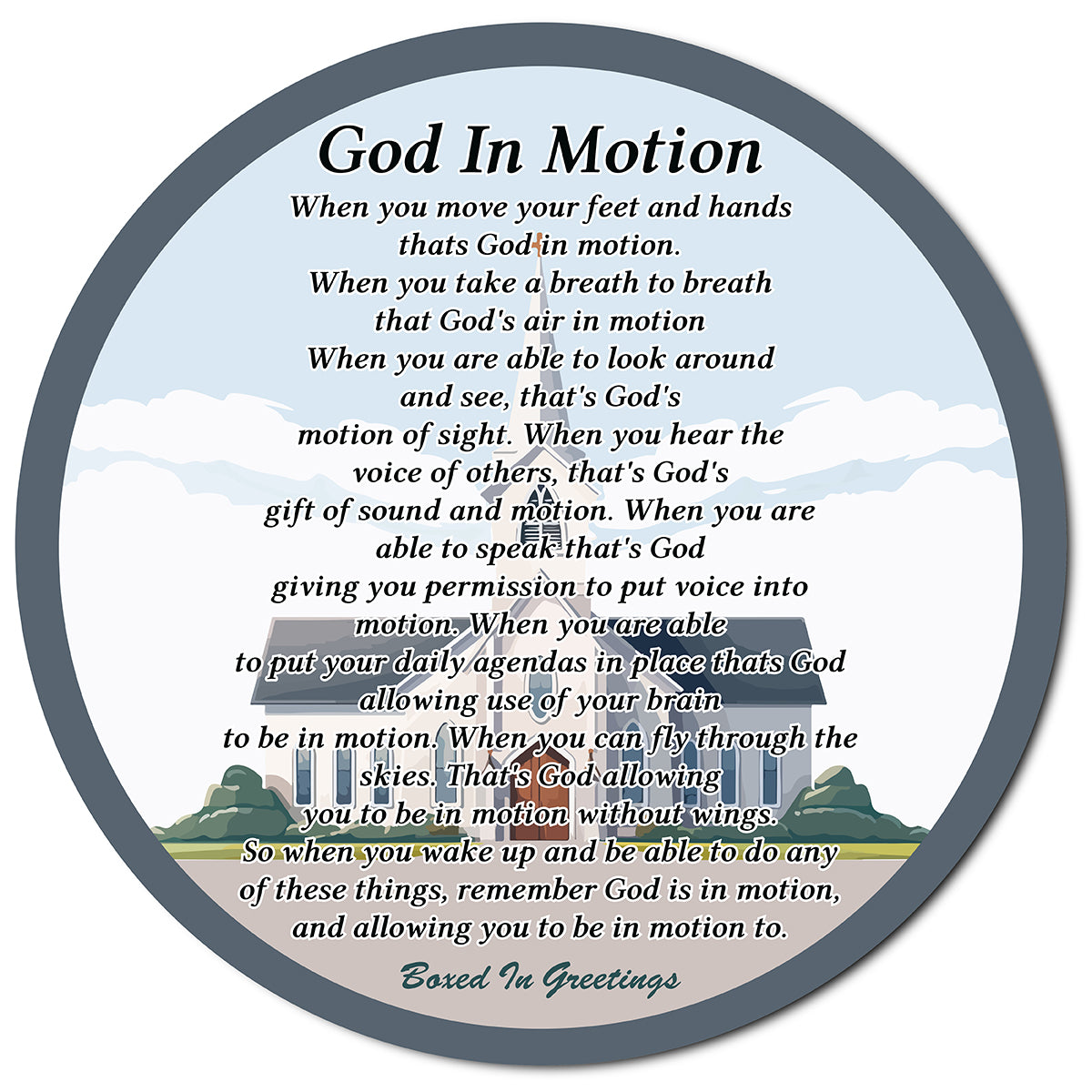 Custom logo 3" Circle Magnet