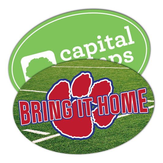 Custom logo 6" x 4" Oval Magnet