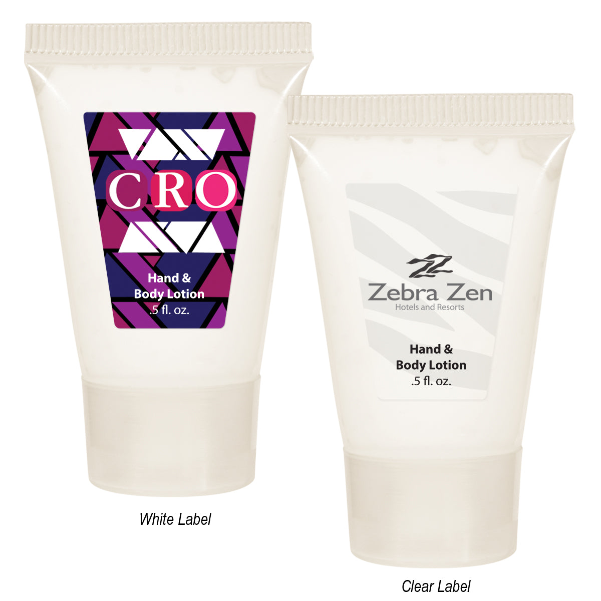 Custom logo .5 Oz. Hand And Body Lotion Tube