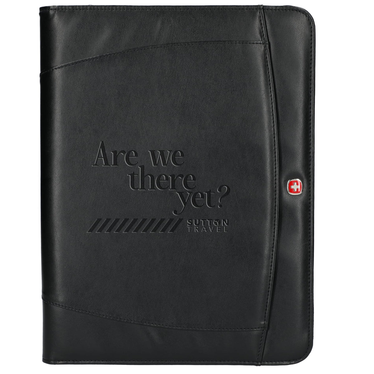 Custom logo Wenger Recycled Zippered Padfolio