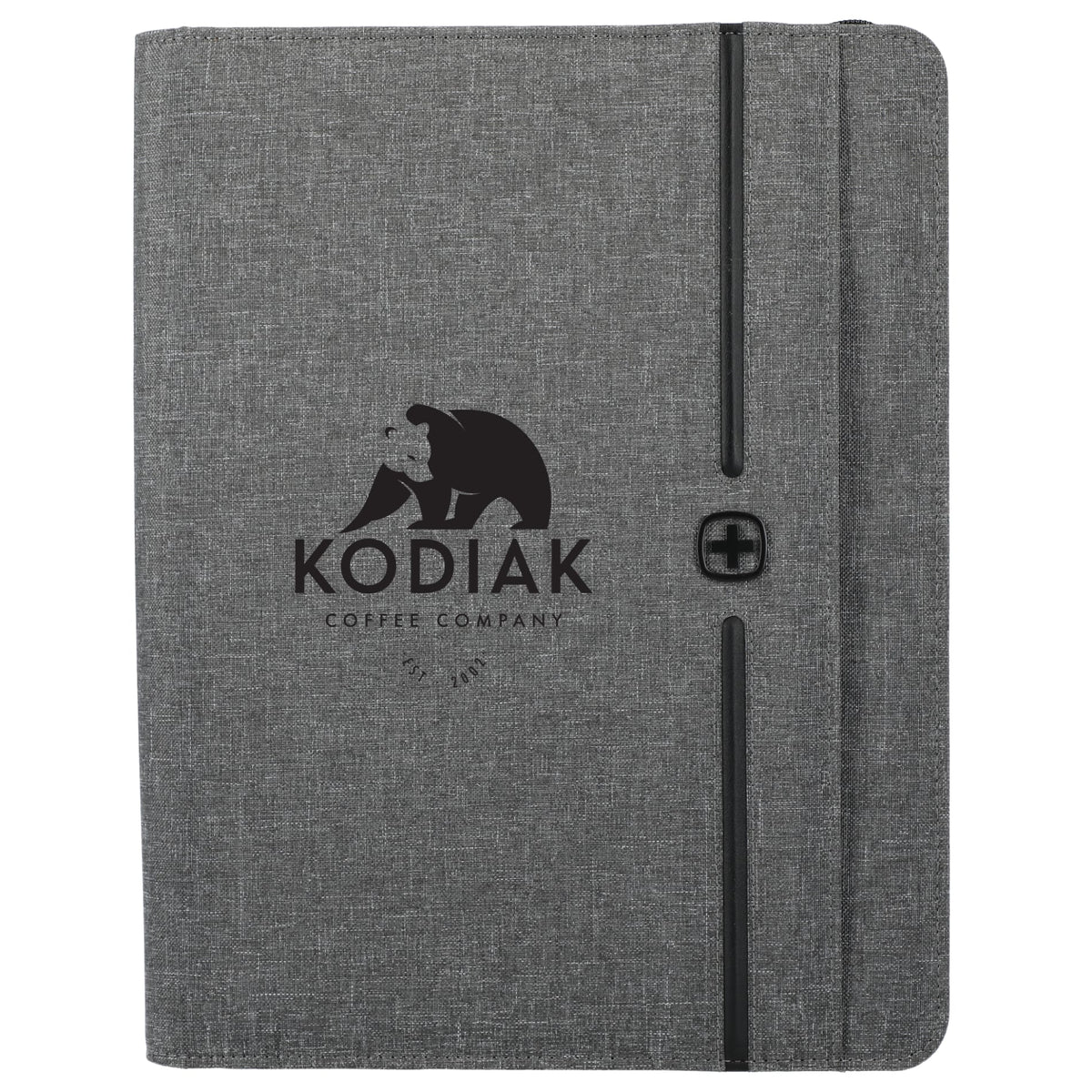 Custom logo Wenger RPET Zippered Padfolio