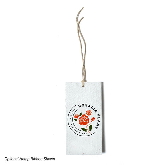 Custom logo Bloomin® Seed Paper Product Tag