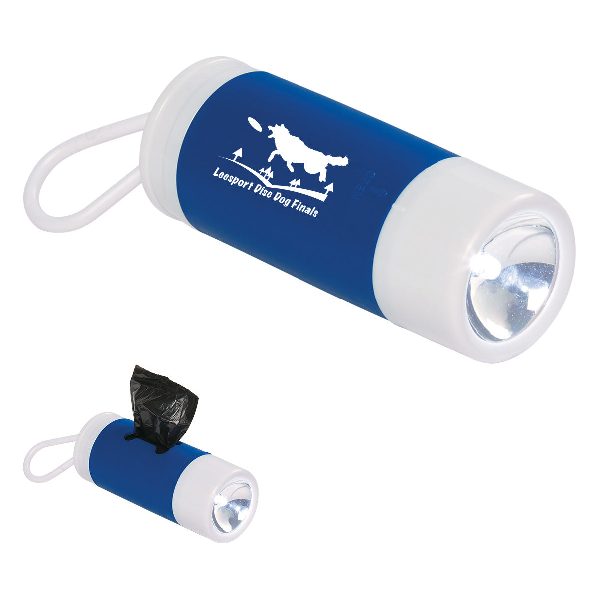 Custom logo Dog Bag Dispenser With Flashlight