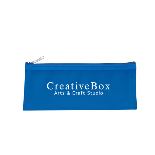 Custom logo Zippered Pencil Case