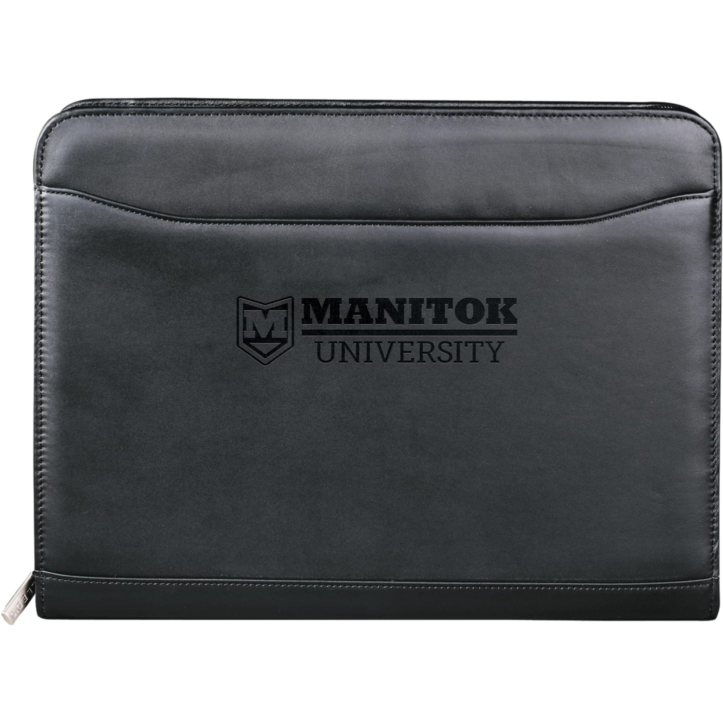 FSC® Mix Millennium Leather Zippered Padfolio