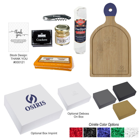 Custom logo Wine And Cheese Gift Set