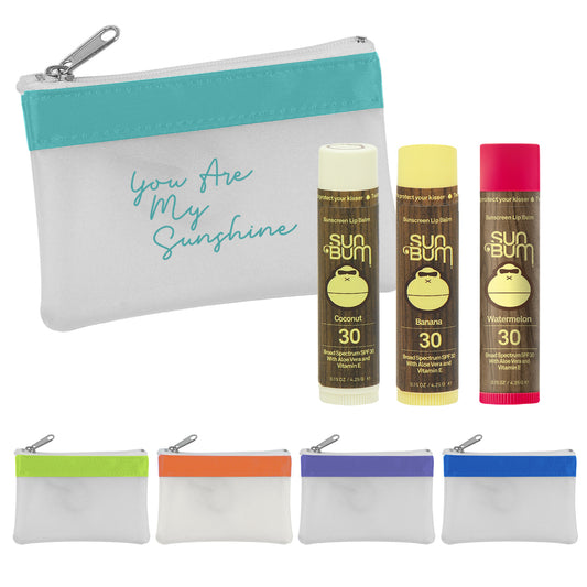 Custom logo Sun Bum® 3-Pc. Lip Balm Kit