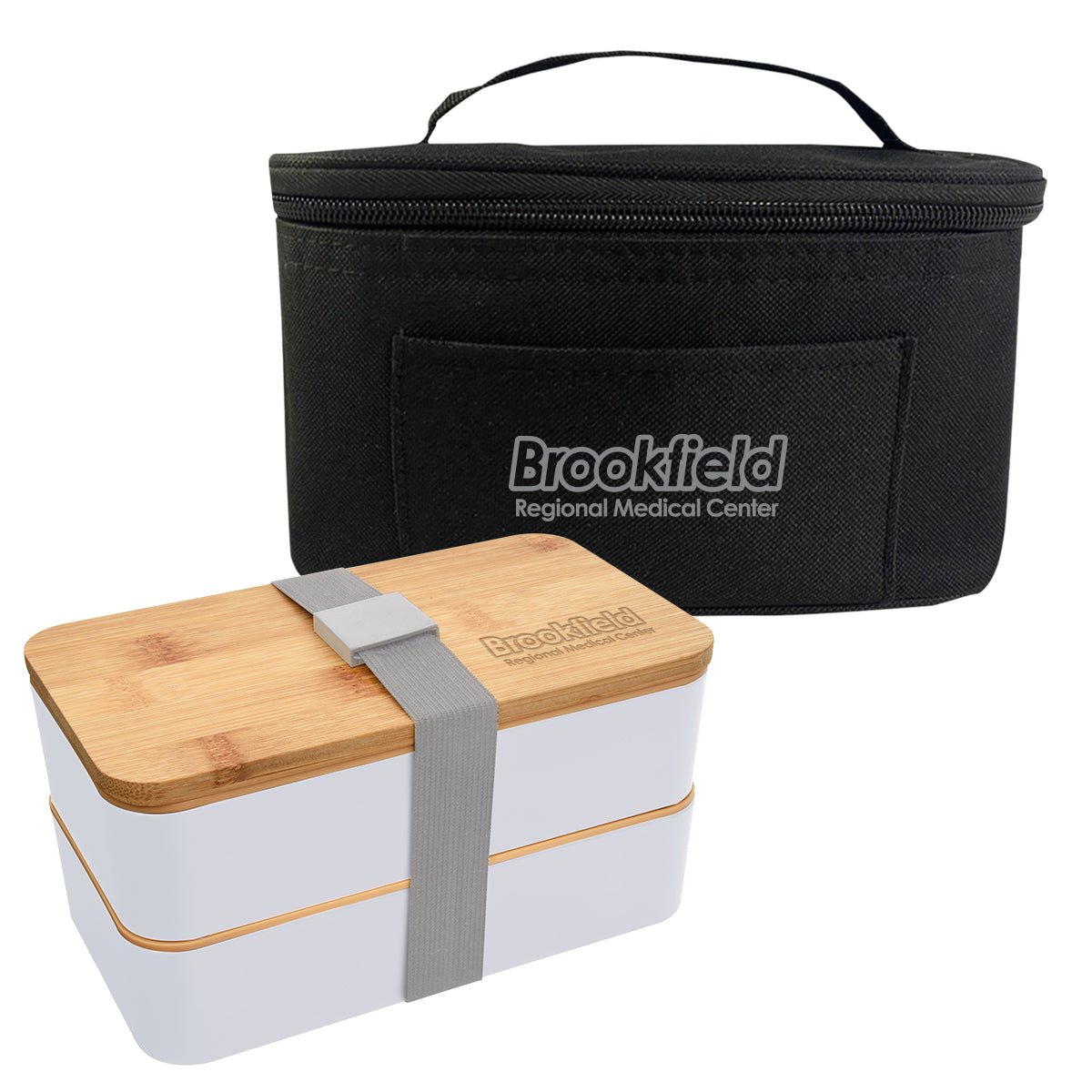 Custom logo Stackable Bento Box With Insulated Carrying Case