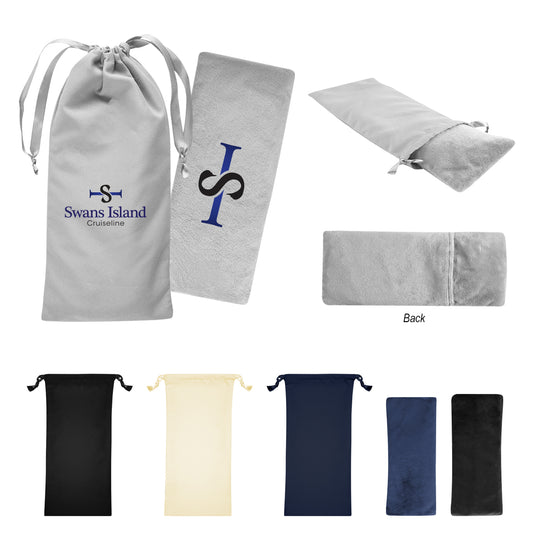 Custom logo Eye Pillow With Polyester Drawstring Pouch