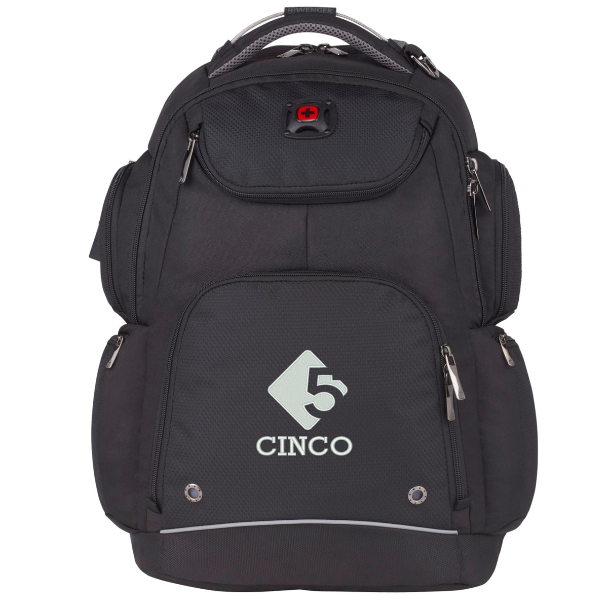 Custom logo Wenger Odyssey TSA Recycled 17" Computer Backpack
