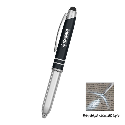 Custom logo Ballpoint Stylus Pen With Light