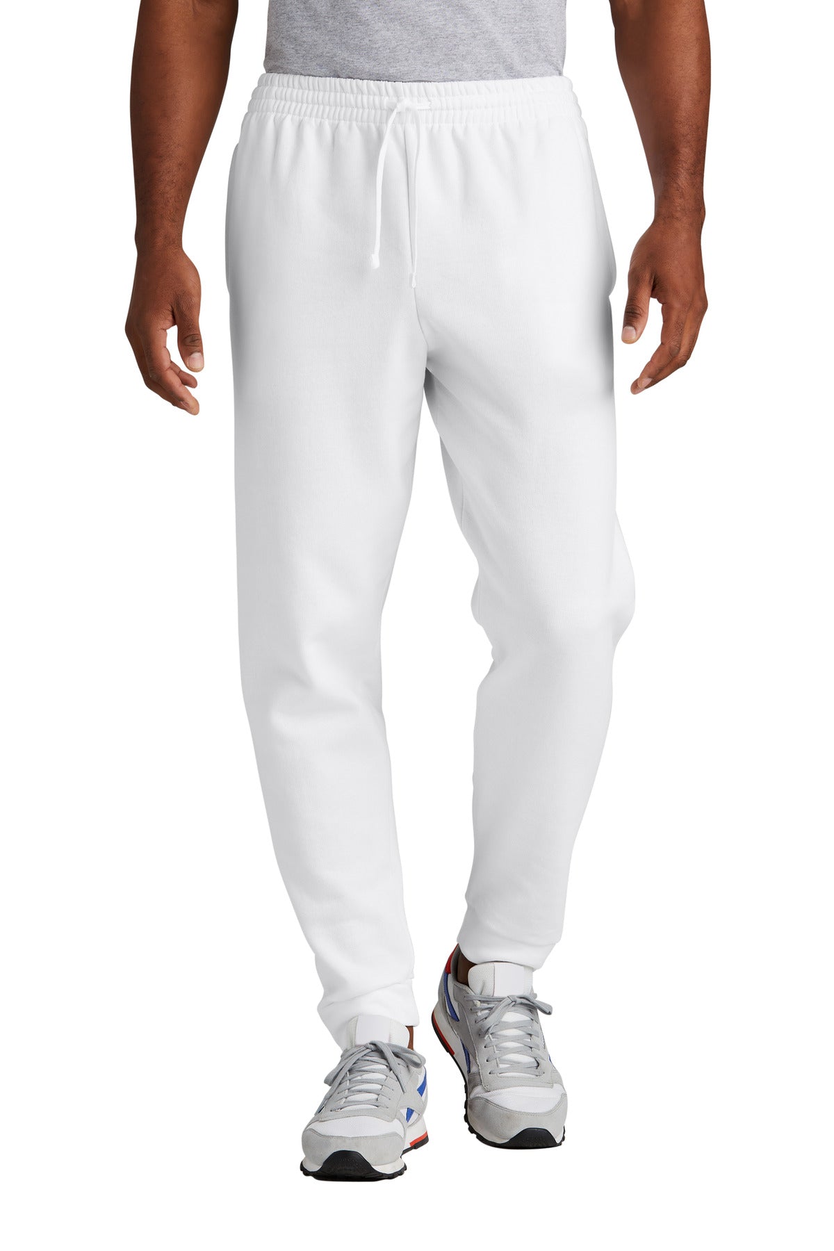 Custom logo Jerzees® NuBlend® Fleece Jogger 975MP in White