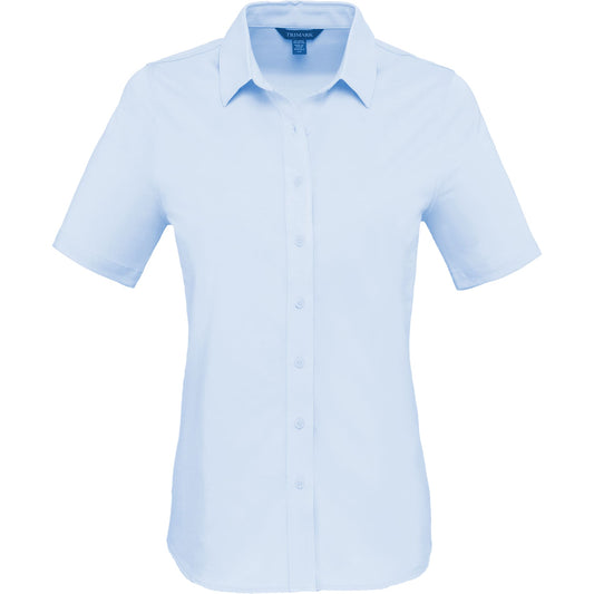 Custom logo TATRA Eco Short Knit Button Up Sleeve Shirt - Women's