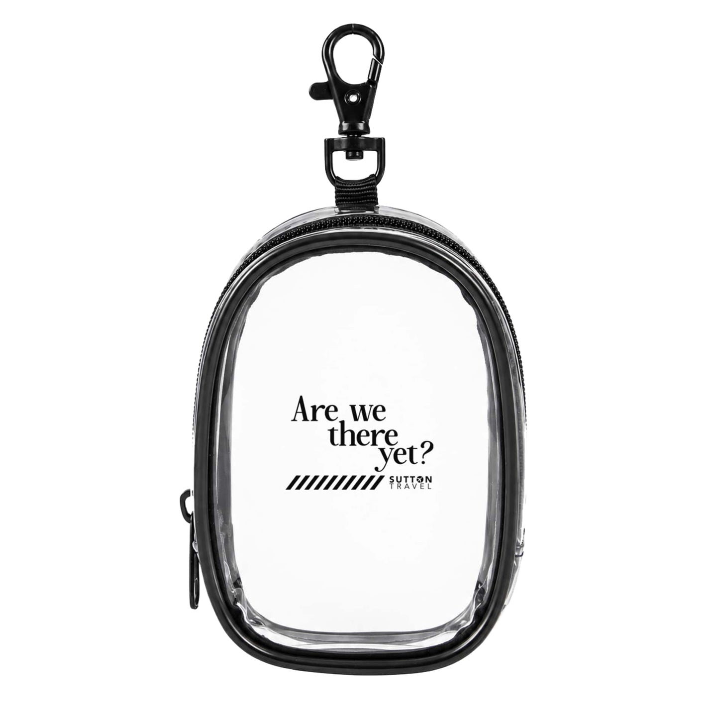 Round Clear Bag Charm