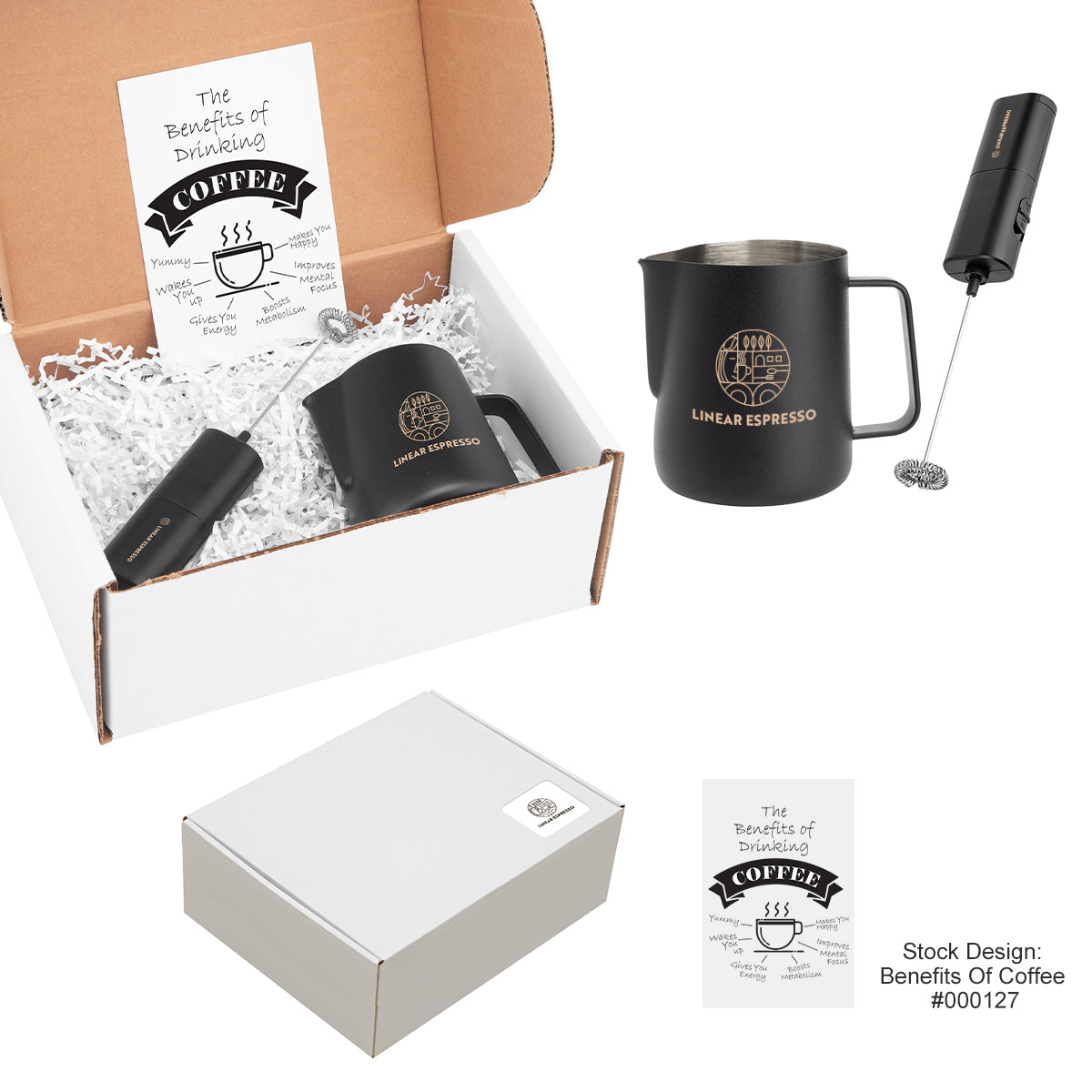 Custom logo Bistro Beverage Mixer & Pitcher Gift Set